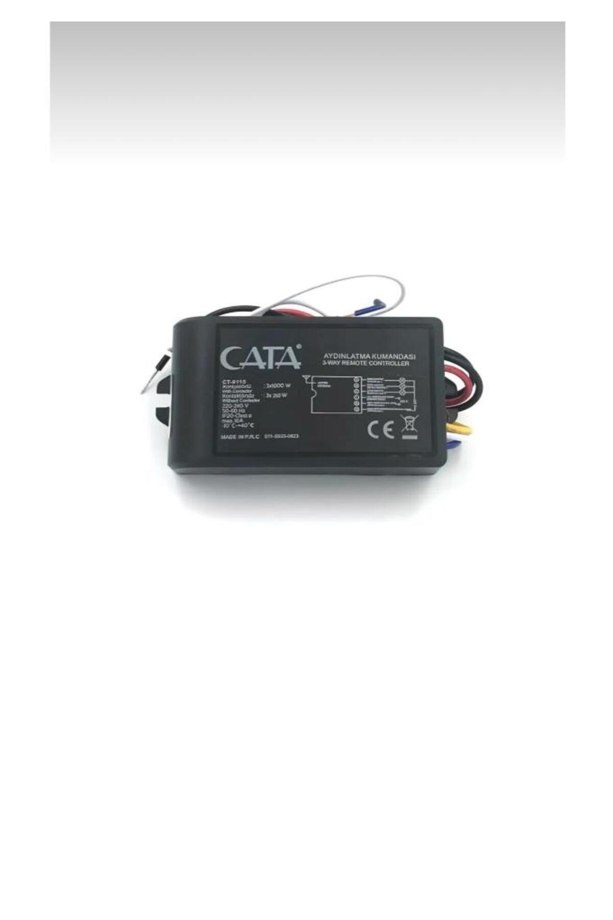 CT-9115 3’lü Avize Kumandası 3x1000W Üçlü aydınlatma Kumandası 3 Kanal