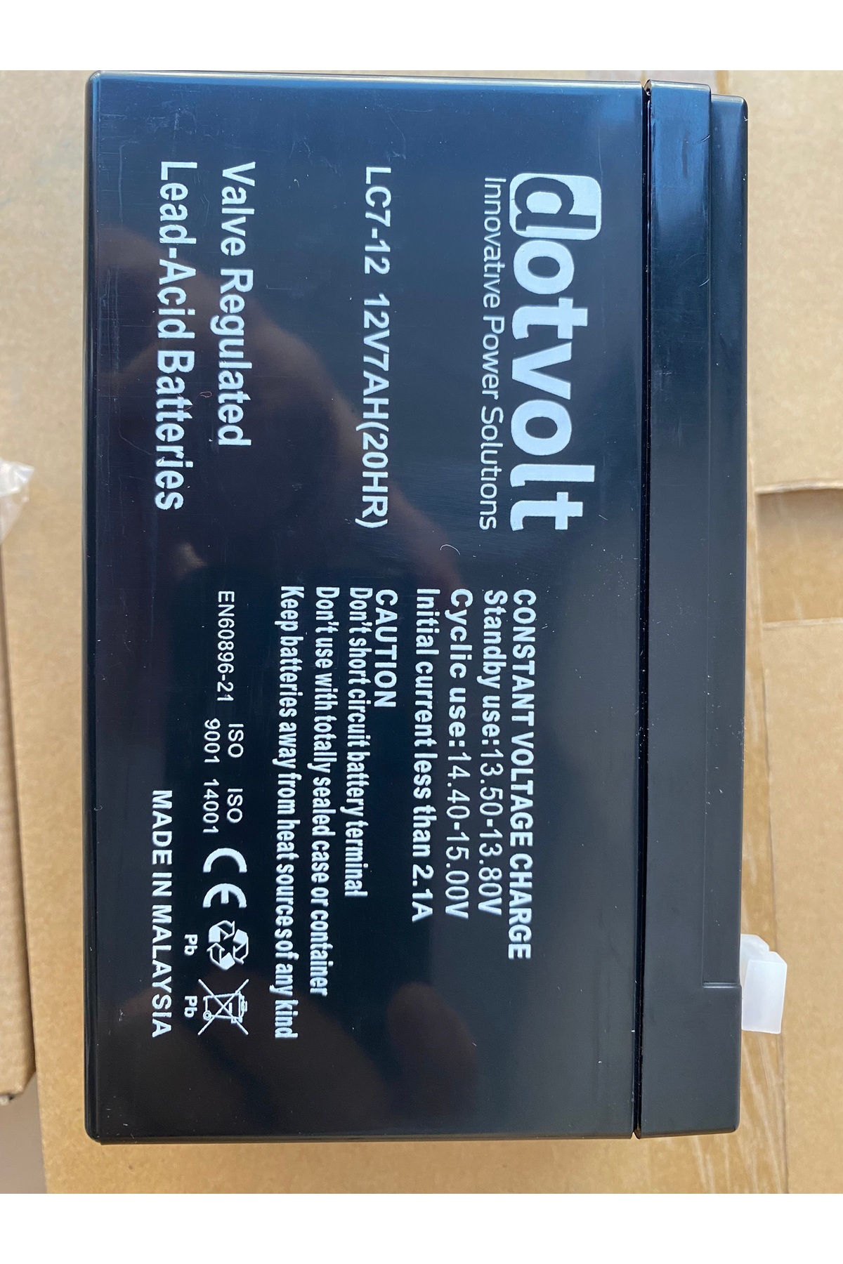 LC 12V 7 AH KURU TİP AKÜ
